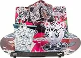 Zoobles Animal 1-Pack, Zebrella Zoe Zebra Transforming Collectible Figure and Pop-up Happitat Play Space, Kids Toys for Girls Ages 5 and up
