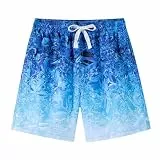 Belovecol Kinder Jungen Mesh Shorts Schnell trocknend verstellbare Taille Badebekleidung Badeanzüge für Urlaub Strand