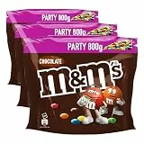 M&M'S Chocolate Großpackung Schokolade, Ramadan Geschenke, Schokolinsen, Party-Mix (1 x 1kg) (Packung mit 3)