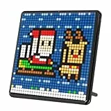 Divoom Pixoo-Max Mehrzweck Digitaler Bilderrahmen, 32 x 32 Programmierbares Pixel Art LED Display für Zimmer Gaming Deko, Fensterschild, Bluetooth, (Schwarz)