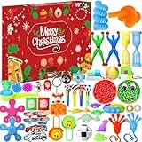 Fidget-Adventskalender, Adventskalender 2025 für Kinder, Weihnachts-Countdown-Kalender, sensorisches Spielzeug für Jungen und Mädchen, Weihnachtsgeschenke, Partygeschenke für Kleinkinder und Teenager