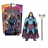 Masters of the Universe Film Skeletor, ca. 14 cm große Bösewicht-Actionfigur, detailgetreu, 14 bewegliche Gelenke und Widderkopf-Havoc-Stab, JKH92