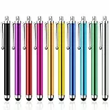 Mixoo Stylus Pen 10er Pack Universelle kapazitive Touchscreen-Stifte für iPad, Tablets, Smartphones, Samsung Galaxy - Mehrere Farben