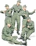 MiniArt 35415 1:35 Figuren Set Deutsche AFV Crew. Sp.Ed. - originalgetreue Nachbildung, Modellbau, Plastik Bausatz, Basteln, Hobby, Kleben, Modellbausatz, Zusammenbauen, unlackiert