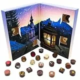 Hallingers Bergkirche - Adventskalender Pralinen hoher Qualität handgemacht abwechslungsreich ohne Alkohol hochwertige Verpackung (Box) - Geschenkideen Weihnachten & Geschenke Adventskalender | Glückw