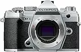 Olympus OM-D E-M5 Mark III Micro Four Thirds Systemkamera Gehäuse, 20 MP Sensor, 5-Achsen Bildstabilisator, leistungsstarker Autofokus, elektronischer OLED Sucher, 4K-Video, WLAN, Bluetooth, Silber