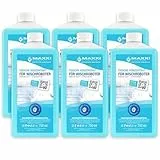Maxxi Clean | 6x 750 ml Bodenreiniger mit Frische-Duft | geeignet für alle Wischroboter | Universal Reiniger Konzentrat | Wischflüssigkeit für Boden, Parkett, Fliesen | Saugwischer-Reinigungsmittel