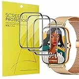 Blueshaweu Kompatibel mit FMK I18 Smartwatch, Displayschutzfolie für FMK I18 1,69 Zoll Smartwatch, 3D Full Cover-Displayschutzfolie, HD Ultra Transparent (3 Stück)