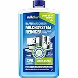 WoldoClean Milchsystemreiniger 750ml Konzentrat - Milchschaumreiniger Kaffeevollautomat & Milchaufschäumer Reiniger, kompatibel mit Jura, DeLonghi, Siemens, Melitta, Bosch ergibt 30L Reinigungslösung