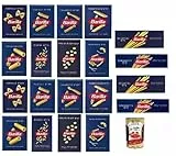 Barilla Pasta XXL Mix 20x500g (Farfalle, Fusilli, Casarecce, Penne Rigate, Spaghetti N.5, Tortiglioni, Risoni, Ditalini Rigati, Pasta Mista, Bucatini) + Italian Gourmet polpa – Familienvorrat