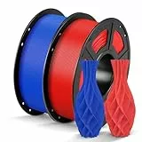 ANYCUBIC PLA Filament 1.75mm, 3D Drucker Filament PLA 2kg, Filament 3d Druckmaterialien für FDM 3D-Drucker, Intelligente Identifikation, Blau Rot