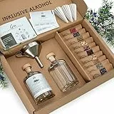 Gin Set zum Selbermachen inkl. ALKOHOL - DIY Gin Geschenkset für Frauen und Männer - Gin Baukasten mit ausgewählten Botanicals und Gewürze - Die Geschenkidee mit Alkohol - Gin Probierset