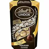 Lindt Schokolade | LINDOR Cornet 70% Kugeln | 375g | 28 Kugeln Edelbitterschokolade mit 70% Kakao mit dunkler zartschmelzender Füllung | Pralinengeschenk | Schokoladengeschenk