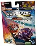 Beyblade Burst QuadStrike Dual Pack 2 x Wettkampfkreisel Ambush Nyddhog N8 und Chain Poseidon P8