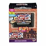 Sammlerfigur Street Fighter II – Console Heroes – Faltbare Modul-Replik Sega Mega Drive, Retro-Spiel-Diorama mit Ryu & Ken Figuren, Dock Stage Dekor