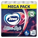 Zewa Ultra Soft Limited Edition Toilettenpapier, Großpackung, 3 x 16 Rollen 39113 Hell