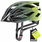 uvex i-vo - Leichter Allround-Helm für Damen und Herren - individuelle Größenanpassung - erweiterbar mit LED-Licht - Rhino - neon Yellow - 52-57 cm