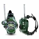 YDI Walkie Talkies für Kinder, Funkgeräte 1-3KM Reichweite 8 Kanäle mit Taschenlampe, Spielzeug für draußen, Geschenke für Mädchen und Jungen