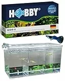 HOBBY Aquaristik Nido 5 I 26 x 14 x 13 cm I externes Ablaichbecken mit Luftversorgung I zum Separieren von trächtigen Fischen und zur Aufzucht von Jungfischen I Fisch Ablaichkasten für Aquarien