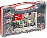 fischer Meister-Box XL Wohnraum, 280-teiliges Dübelset, 5-10 mm Durchmesser, für Heimwerker und Profis, universeller Einsatz - optimal für unbekannte Untergründe im Innen- und Außenbereich