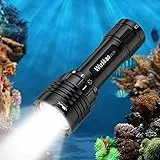 Wurkkos DL30 Tauchlampe, 3600 Lumen Tauchen Taschenlampe Wiederaufladbar, IPX8 Wasserdicht, 3* CRI 90 LED Unterwasser Taschenlampe mit und Ladegerät lampe led aufladbar
