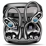 Poounur Bluetooth Kopfhörer, Kopfhörer Kabellos Bluetooth 5.3 HiFi Stereo, In Ear Sport Kopfhörer mit 4 ENC Noise Cancelling Mics, IP7 Wasserdicht Kabellose Kopfhörer, 50 Std Spielzeit Ohrhörer USB-C