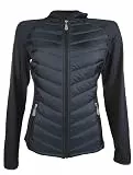 HKM Unisex Prag Style Nylon Jacke, Cranberry/Orange, M