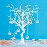 NUPTIO Deko Baum Weihnachtsbaum Halloween: 75cm Weihnachtsdeko Weiß Wohnzimmer Hochzeit Christmas Hochzeitsdeko weihnachtsbäume Tisch Decoration Innen Schlafzimmer Outdoor Party Tree Geburtstag