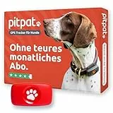 PitPat GPS Tracker für Hunde ohne ABO Gebühren Satellitenortung mit unbegrenzter Reichweite – Haustier Live Aktivitätstracking – Wasserdicht – für alle Hunde geeignet – Passt an jedes Hundehalsband