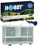 HOBBY Aquaristik Nido 3.1 XL I 25 x 15 x 14,5 cm I Netz-Ablaichbehälter zum Separieren von trächtigen Fischen und zur Aufzucht von Jungfischen I Fisch Ablaichkasten für Aquarien I Aquarium Zubehör