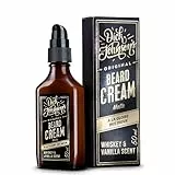Dick Johnson Bartcreme mit Matteffekt 50 ml– Bart Creme mit Whiskey Vanille Duft – Bartweichmacher & Feuchtigkeitsspender – Bartpflege Geschenk Männer für Styling & Bartwachstum – Made in Finnland