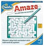 ThinkFun - 76320 - Amaze - EIN Sich veränderndes Labyrinth. Wer findet den Weg hinaus? EIN Knobelspiel für Jungen und Mädchen ab 8 Jahren