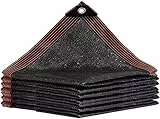 QLOFEI Schattiernetz, 50 % Stoff, Pergola, Schattennetz für den Außenbereich, Sonnenschutznetz, Schattenstoff für Pergola, Terrasse, Gewächshaus, Hühnerstall, Pflanzen (5 x 5 m)