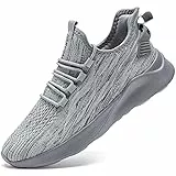 Oltyutc Schuhe Damen Turnschuhe Sportschuhe Leichte Laufschuhe Hallenschuhe Atmungsaktiv Walkingschuhe Indoor Fitnessschuhe Joggingschuhe Grau EU 36