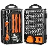 JOREST 117 in 1 Feinmechaniker Schraubendreher Set, Mini Werkzeug Set mit Torx Triwing Bits, Reparatur Kit für Macbook, Laptop, PC,RC, PS5, Switch, Xbox, iphone, Weihnachts geschenke für Männer