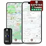 SafeTag Mini 4G – Mini wiederaufladbarer 4G LTE GPS-Tracker, Auto, Motorrad usw. 34–205 Länder, Echtzeit-Tracking, 7-tägige kostenlose Testversion – SIM inklusive, 12 Monate Garantie
