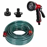 Original Einhell Zubehör-Set Druckseite (OFP) (Pumpen-Zubehör, druckseitiges Zubehör-Set, inkl. Gartenschlauch, 2x Adapter, Gartenbrause)