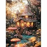 Huacan Diamond Painting Erwachsene Lanscape Haus Diamant Paintings Bilder Voll Eckige Steine Strass Malerei für Home Wall Decor 30x40cm