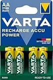 8x Varta Power Accu ready2use NiMH Akku AA Mignon 2100 mAh 56706 - 8er Sparpaket