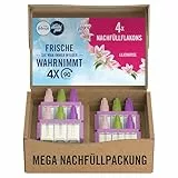 Febreze 3Volution Duftstecker 4x Nachfüllflakons Lilienbrise, 3 Abwechselnde Düfte Zum Bekämpfen Von Gerüchen