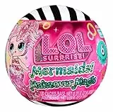 L.O.L. Surprise! Mermaids Makeover Magic Tots – Echter Lipgloss für Dich und Deine Puppe zum Selbermachen, Make-up Mischen und Herstellen, Lustiges Wasserspiel, 6 Puppen zum Sammeln – ab 4 Jahre