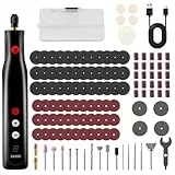 5V Multifunktionswerkzeug Rotationswerkzeug Drehwerkzeug mit 133 Zubehör, 6 Variable Drehzahl, 20000 U/Min Max für Bohren, Schneiden, Schärfen und Heimwerker