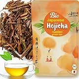 Bio Houjicha gerösteter Grüner Tee aus Japan, 120g | Traditionelle Grüntee Spezialität geröstet - Koffeinarm