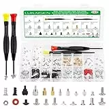 158 Stück PC Schrauben Set, M.2 SSD Schraubenset PC-Motherboard Computerschrauben für Asus Gigabyte ASRock Msi M2 Nvme SSD-Laufwerk, Gehäuse, SSD, CD-ROM für Reparatur Laptop PC Computer