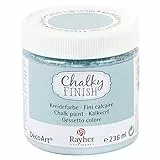 Rayher 38868566 Chalky Finish, Dose 236ml, blaugrau