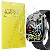 Blueshaweu Schutzfolie Kompatibel für Kuizil Smartwatch 1,91'' T70, HD klar Flexible TPU Displayschutzfolie [6 Stück] Kompatibel mit Kuizil T70 / WeurGhy T70/Csasan T70 Smartwatch (transparent)