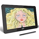 UGEE U1600 15,4-Zoll Grafiktablett mit Display, 127% sRGB Anti-Glare-Grafikmonitor, 8192 Levels Battery-Free Stylus, Pen Display Support für Android Phone & Windows/Mac/Chrome OS