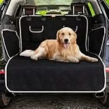 Toozey Kofferraumschutz Hund, gesteppt & robust mit Seitenschutz und Ladekantenschutz, wasserdichte Hundedecke Auto aus 600D Oxford, schützt vor Kratzern, Schmutz und Haaren, 208 × 138 cm