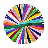 KGS Unsichtbare Reißverschlüsse | 20 Stück Set | Größe: 23 CM/ 9 Zoll | 20 Farben | Versteckte #3 Reißverschlüsse für Kleider, Röcke, Kissen oder Näharbeiten