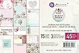 Prima Marketing Inc. Misty Rose Tagebuchkarten, 10 x 15 cm, mehrfarbig